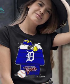 Detroit Tigers Snoopy And Woodstock The Peanuts Baseball shirt
