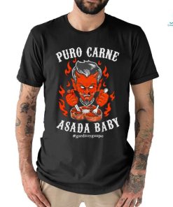 Devil Puro carne asada baby shirt