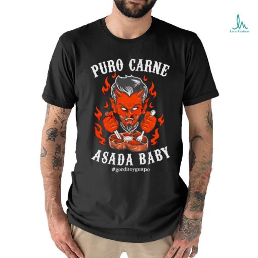 Devil Puro carne asada baby shirt