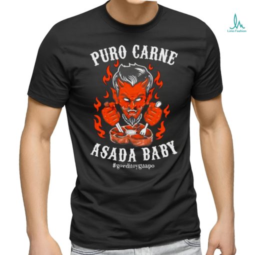 Devil Puro carne asada baby shirt