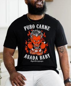 Devil Puro carne asada baby shirt