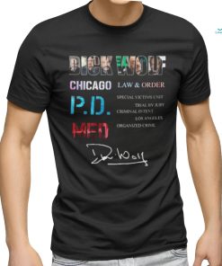 Dick Wolf Chicago Law & Order P.D.Med shirt