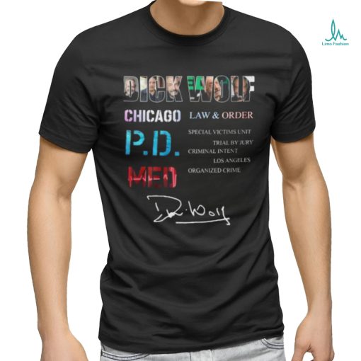 Dick Wolf Chicago Law & Order P.D.Med shirt