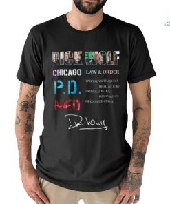 Dick Wolf Chicago Law & Order P.D.Med shirt