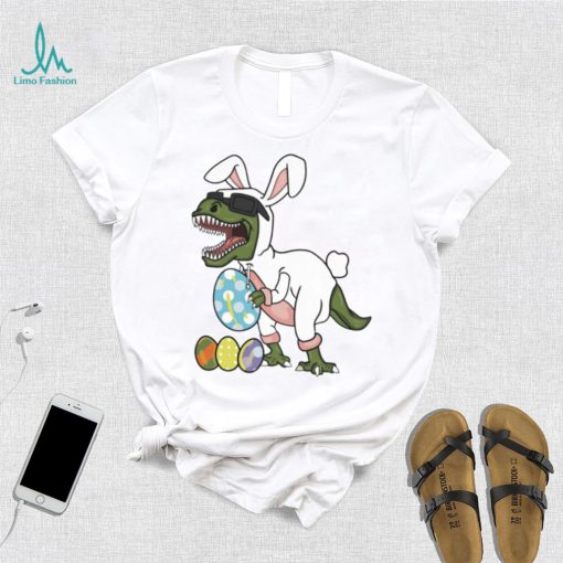 Dinosaur Bunny Happy Easter day shirt