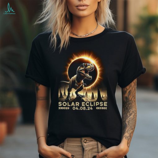 Dinosaur total solar eclipse texas Tshirt