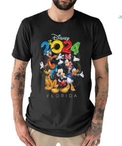 Disney 2024 Florida Mickey & Friends Party Black YouthTee shirt