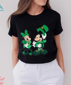 Disney Leprechaun Mickey Minnie Shamrock St. Patrick’s Day T Shirt