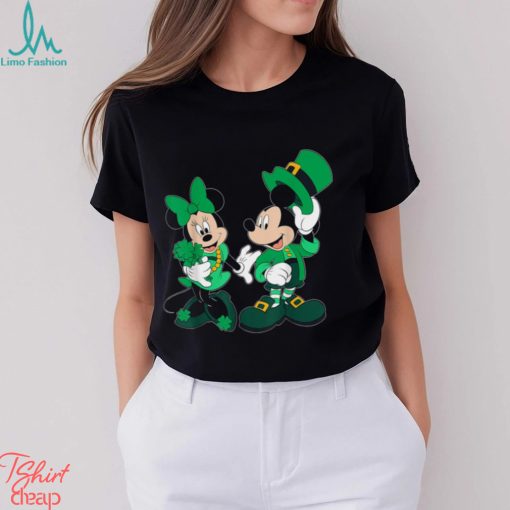 Disney Leprechaun Mickey Minnie Shamrock St. Patrick’s Day T Shirt