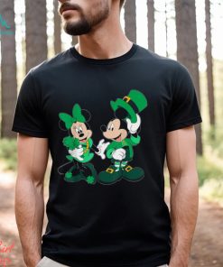 Disney Leprechaun Mickey Minnie Shamrock St. Patrick’s Day T Shirt