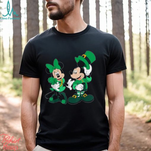 Disney Leprechaun Mickey Minnie Shamrock St. Patrick’s Day T Shirt