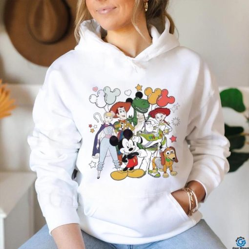 Disney Mickey And Toy Story Characters shirt