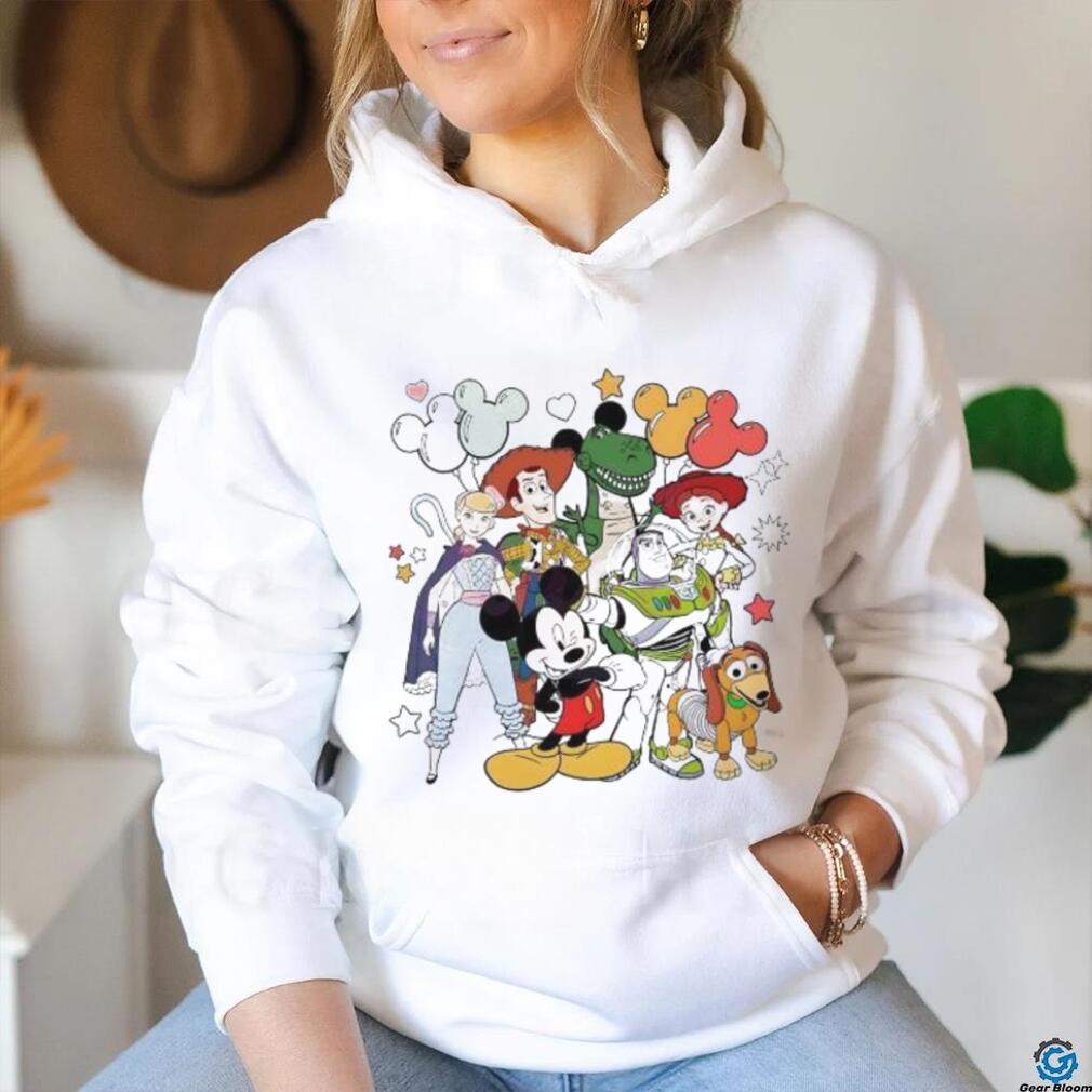 Disney Mickey And Toy Story Characters shirt Disney Mickey And Toy Story Characters shirt