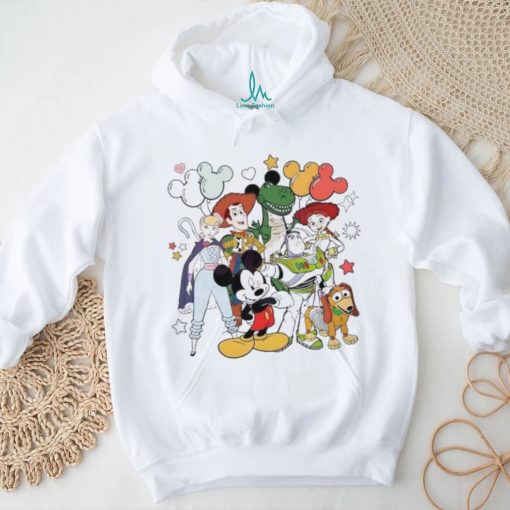 Disney Mickey And Toy Story Characters shirt