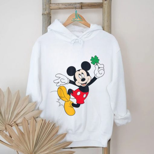 Disney Mickey Mouse Heel Click Shamrock St Patrick’s Day T Shirt