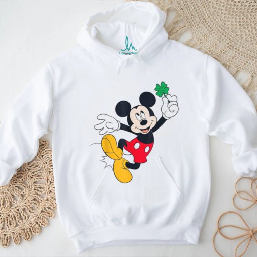 Disney Mickey Mouse Heel Click Shamrock St Patrick’s Day T Shirt