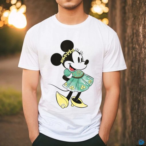 Disney Minnie Mouse Shamrock Dress St Patrick’s Day T Shirt