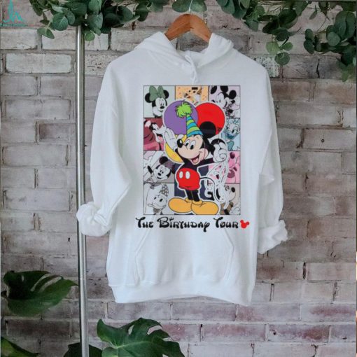 Disney mickey the birthday tour friends 2024 shirt