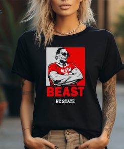 Dj Burns Beast Shades NC State Wolfpack T shirt