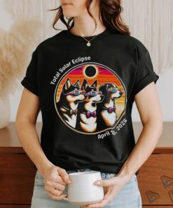 Dog Eclipse Path of Totality April 8th 2024 Total Solar Eclipse Shirt