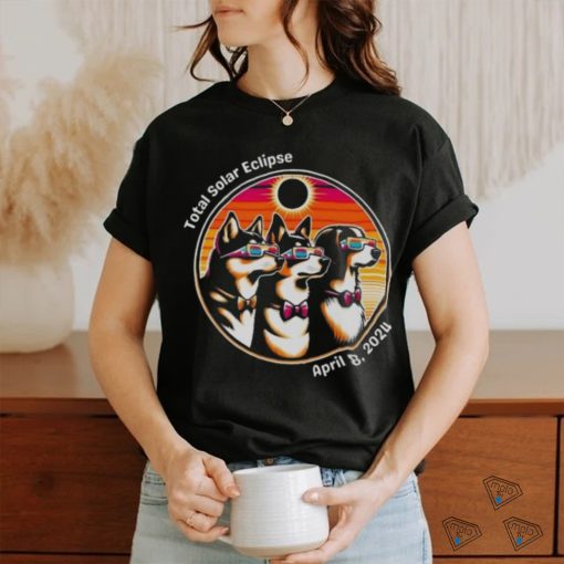 Dog Eclipse Path of Totality April 8th 2024 Total Solar Eclipse Shirt