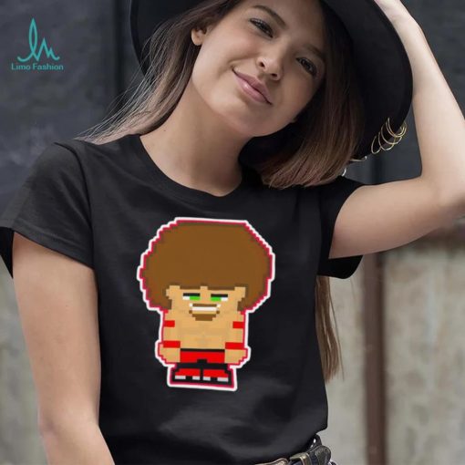 Dom Cirrus professional wrestler pixel cartoon shirt