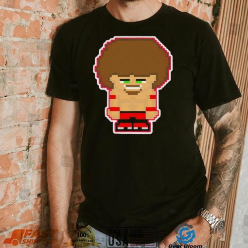Dom Cirrus professional wrestler pixel cartoon shirt