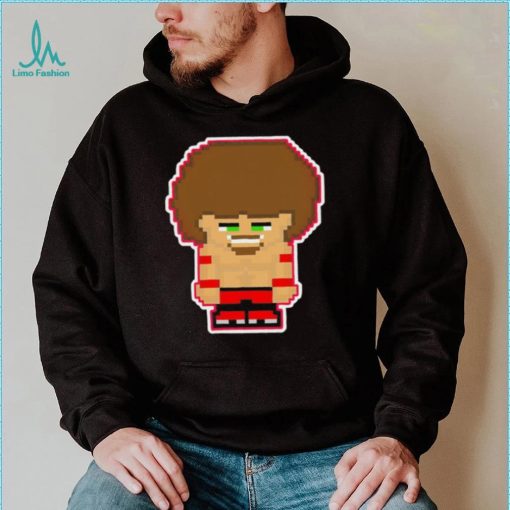Dom Cirrus professional wrestler pixel cartoon shirt