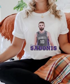 Domantas Sabonis Sacramento Kings Basketball cartoon shirt