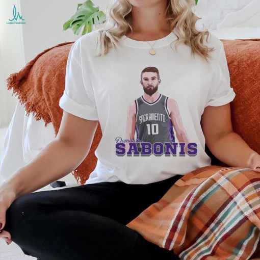 Domantas Sabonis Sacramento Kings Basketball cartoon shirt