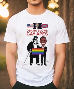 Donald Trump Obama Blows Gay Apes LGBTQ shirt