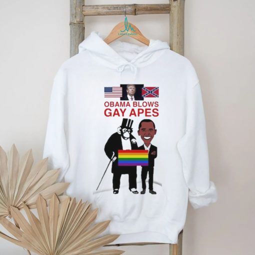 Donald Trump Obama Blows Gay Apes LGBTQ shirt