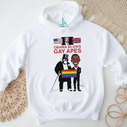 Donald Trump Obama Blows Gay Apes LGBTQ shirt