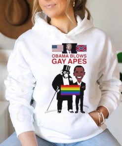 Donald Trump Obama Blows Gay Apes LGBTQ shirt