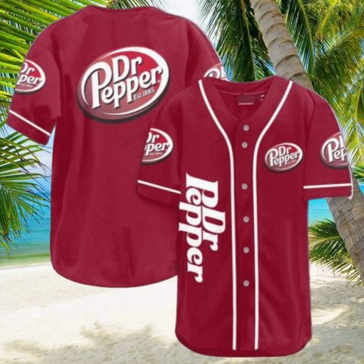 Dr Pepper Jersey Baseball Shirt Style Gift Shirt