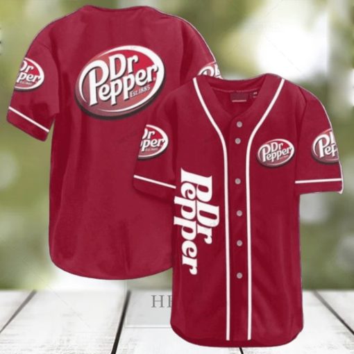 Dr Pepper Jersey Baseball Shirt Style Gift Shirt