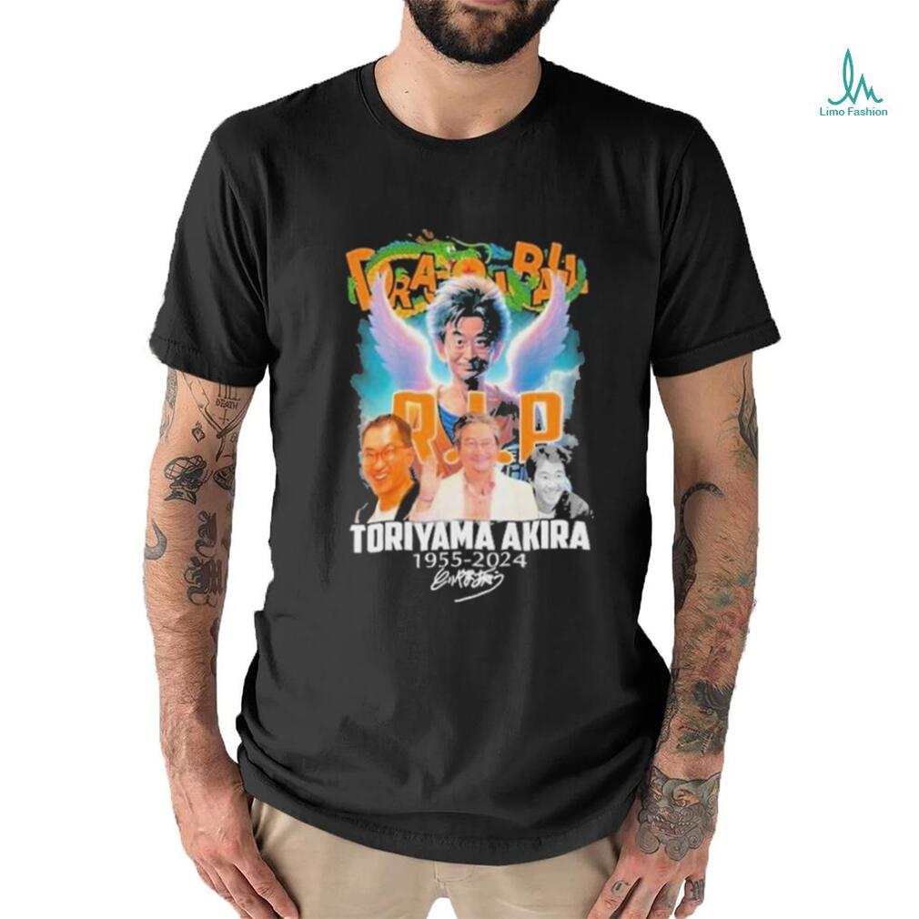 Dragon Ball R.I.P Toriyama Akira 1955 2024 signature shirt Dragon Ball R.I.P Toriyama Akira 1955 2024 signature shirt