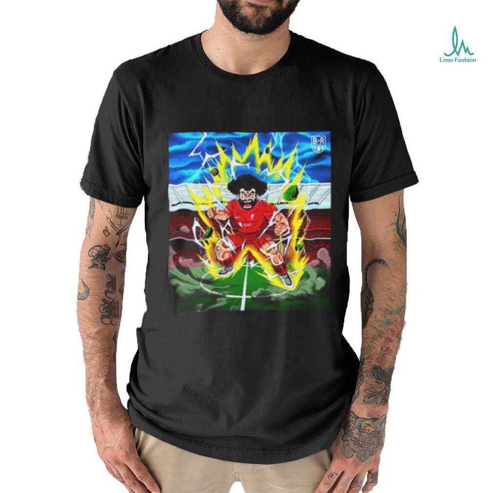 Dragon Ball Supper Power Mohamed Salah Of Liverpool Football Club With For The Inspiration RIP Akira Toriyama Unisex T Shirt Dragon Ball Supper Power Mohamed Salah Of Liverpool Football Club With For The Inspiration RIP Akira Toriyama Unisex T Shirt