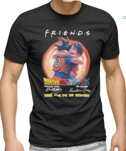 Dragon Ball Toriyama Akira One Piece Oda Eiichiro Friend Thank You T Shirt