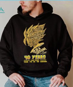 Dragon Ball Z 40 Years 1984 2024 Toriyama Akira Name Character Son Goku Thank You For The Memories Signature Shirt