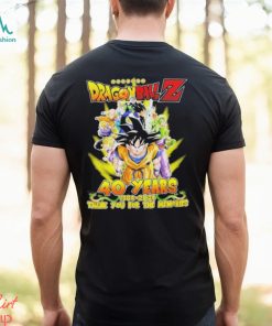 Dragon Ball Z 40 years 1984 2024 Thank you for the memories signature shirt, hoodie, sweater, long sleeve and tank top Dragon Ball Z 40 years 1984 2024 Thank you for the memories signature shirt
