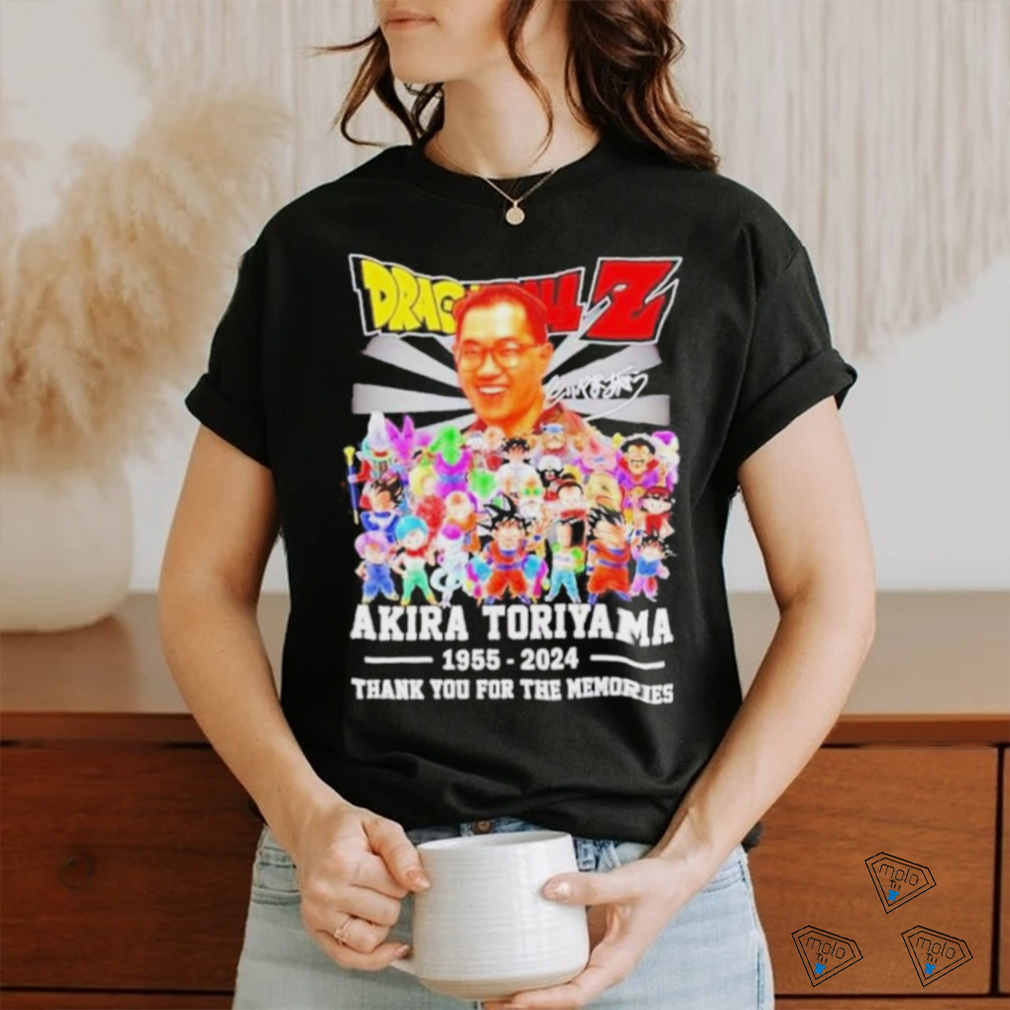 Dragon Ball Z Akira Toriyama 1955 2024 Thank You For The Memories T Shirt Dragon Ball Z Akira Toriyama 1955 2024 Thank You For The Memories T Shirt
