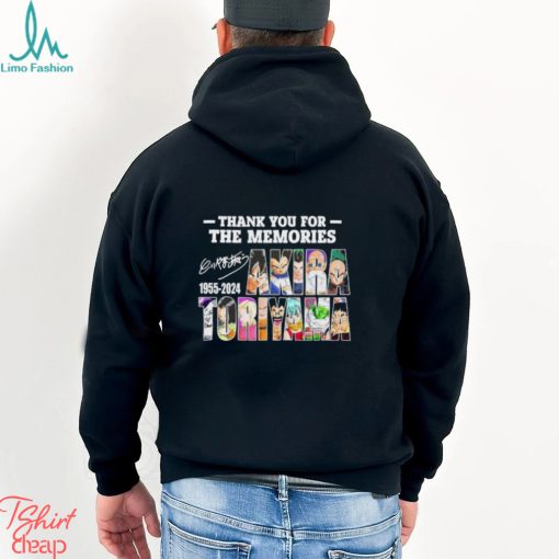 Dragon Ball Z Thank You For The Memories Akira Toriyama 1955 2024 Signature Shirt