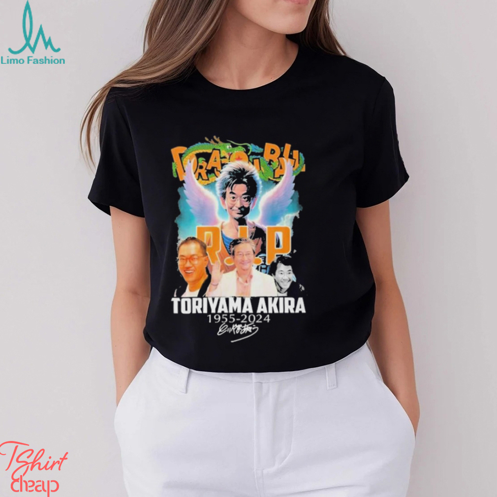 Dragonball Z Rip Toriyama Akira 1955 2024 Signature Shirt Dragonball Z Rip Toriyama Akira 1955 2024 Signature Shirt