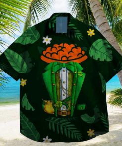 Drink Beer Lucky LePrechaun St. Patrick day Hawaiian Shirt handmade