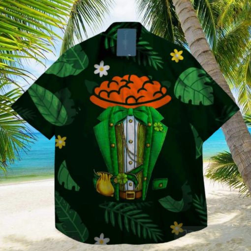 Drink Beer Lucky LePrechaun St. Patrick day Hawaiian Shirt handmade