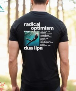 Dua Lipa Radical Optimism Breast Logo T shirt