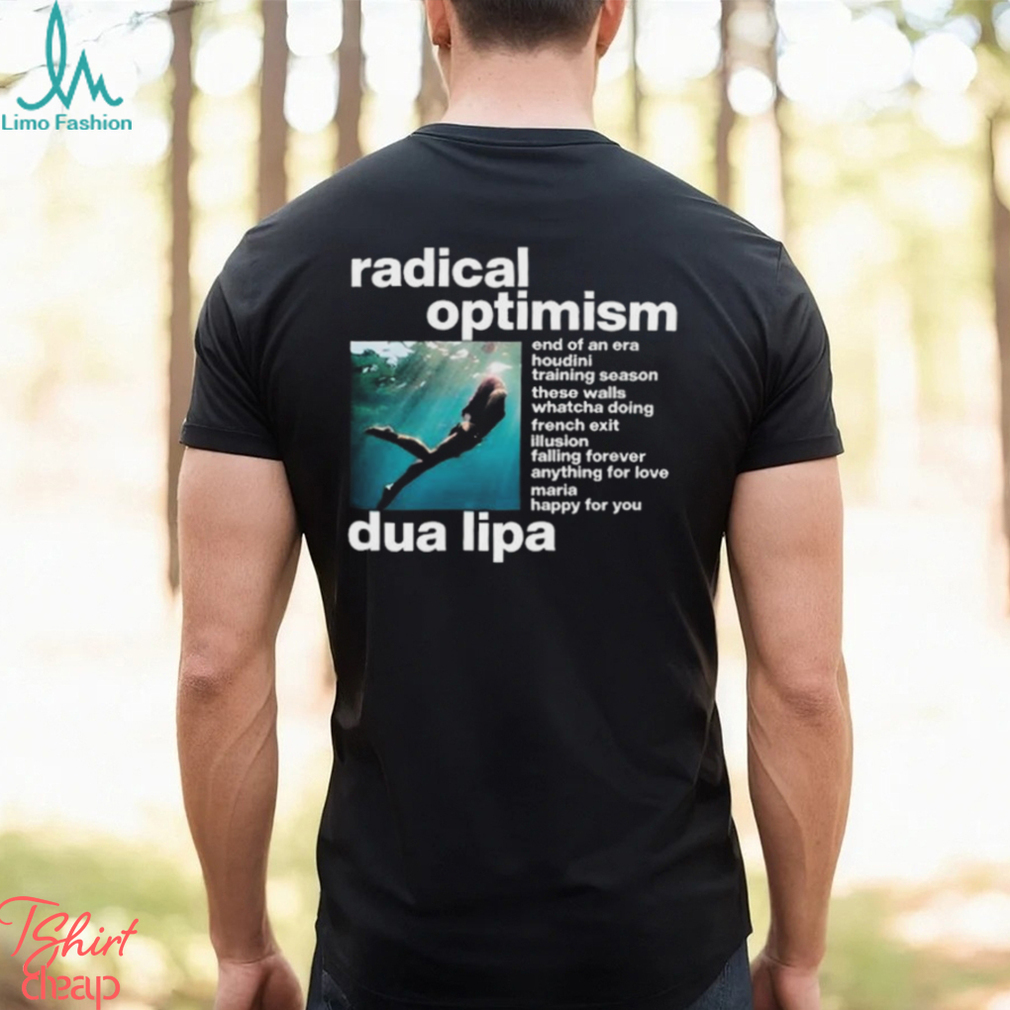 Dua Lipa Radical Optimism Breast Logo T shirt - Limotees