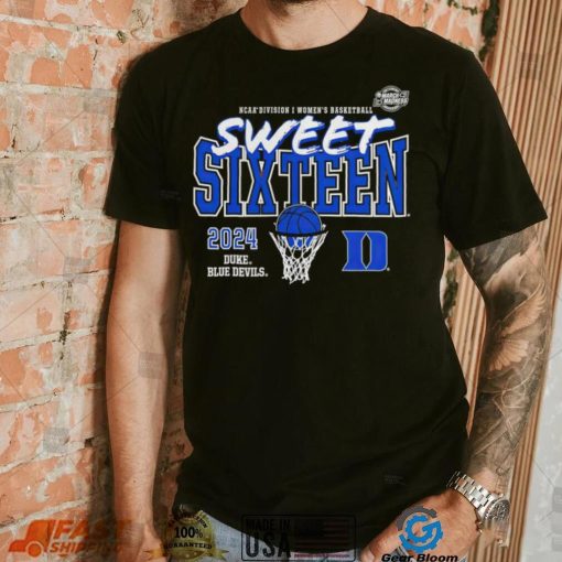 Duke Blue Devils 2024 NCAA Women’s Basketball Tournament March Madness Sweet 16 Fast Break shirt