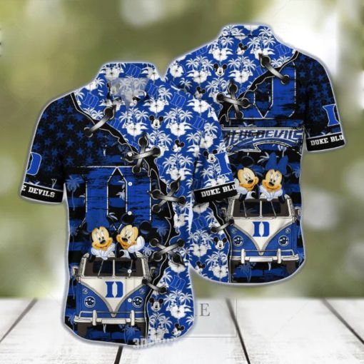 Duke Blue Devils 3D Hawaiian Shirt Beach